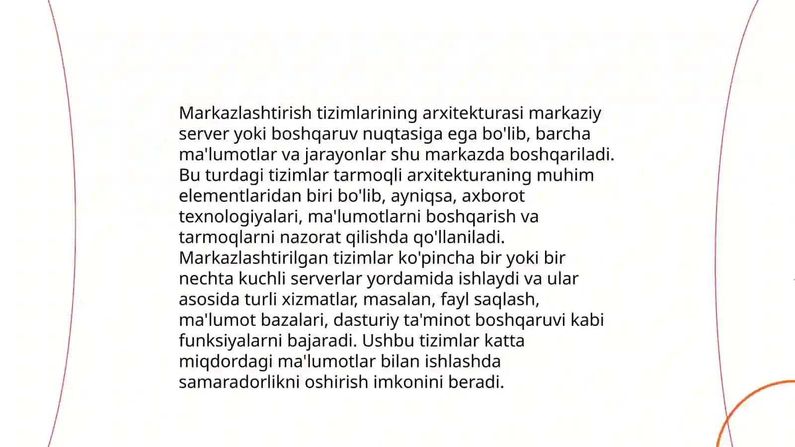 Zamonaviy mikroprotsessorli markazlashtirish tizimlari 4