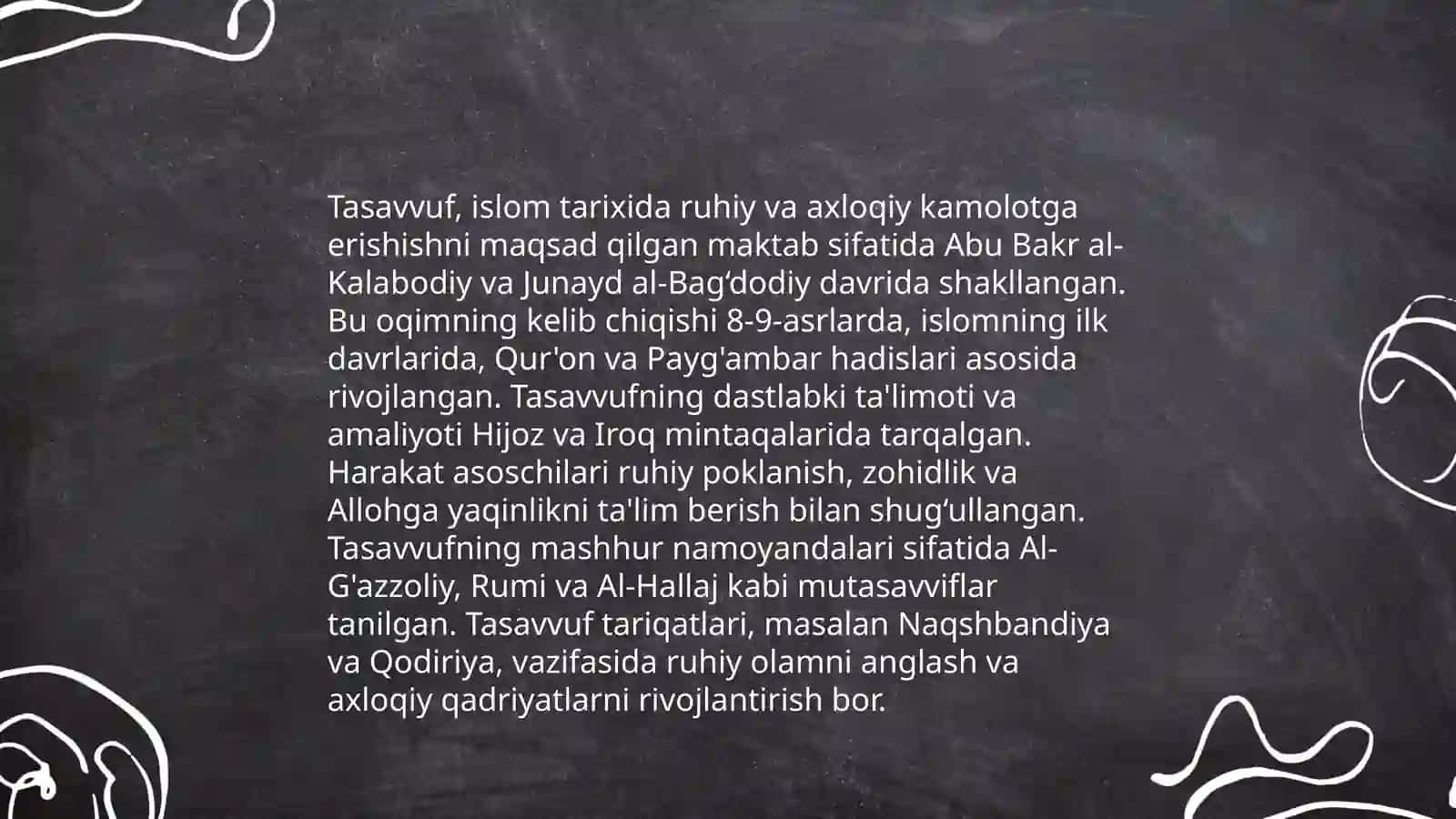 Tasavvuf tushunchasi va uning mohiyati 4