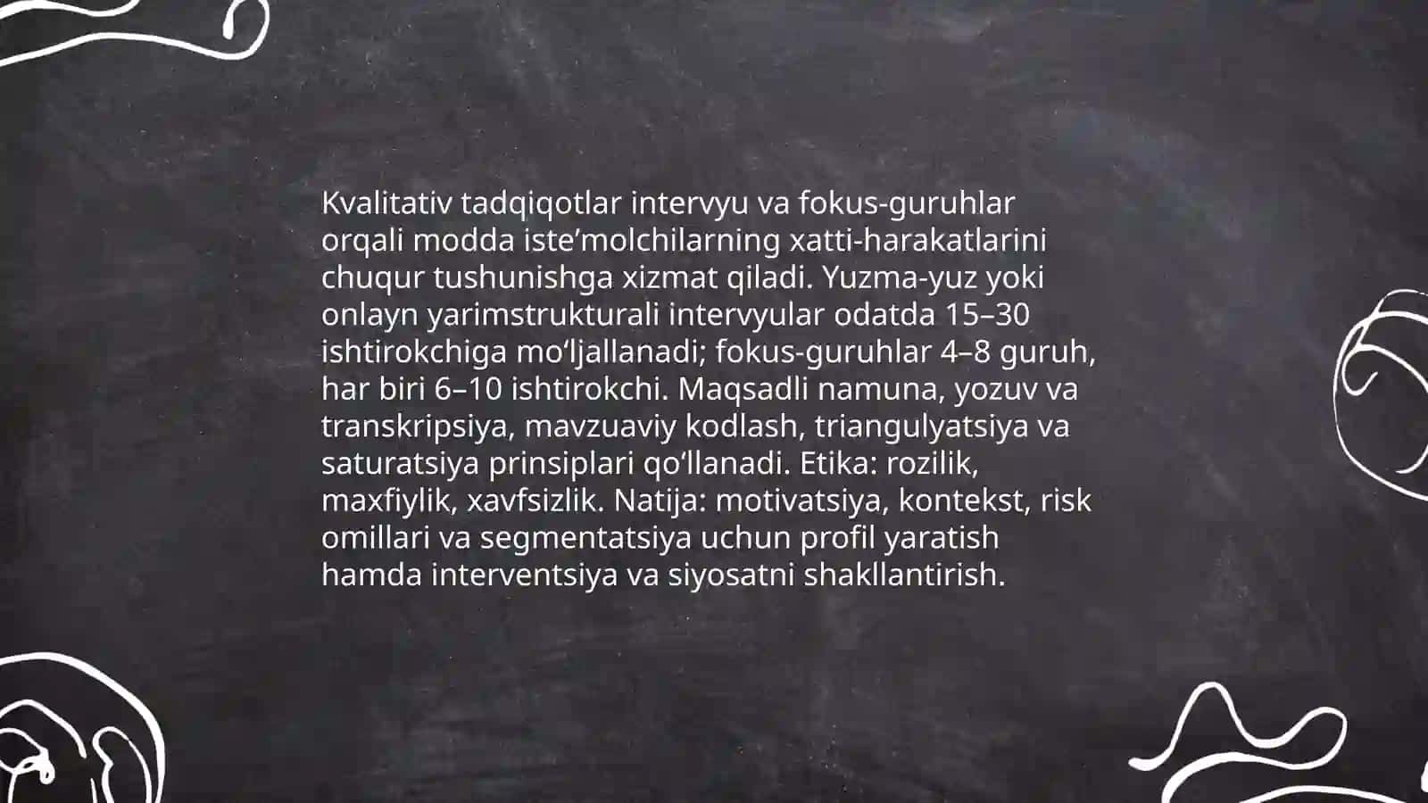 Modda isteʼmolchi xulq atvorini oʻrganish va sigmentatsiya usullari 4