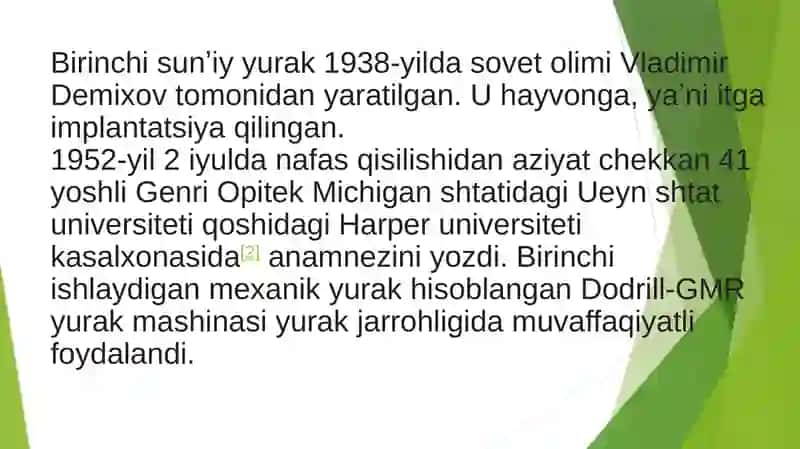 Suniyyuraklar organ hosil qilish uchun materillar 4