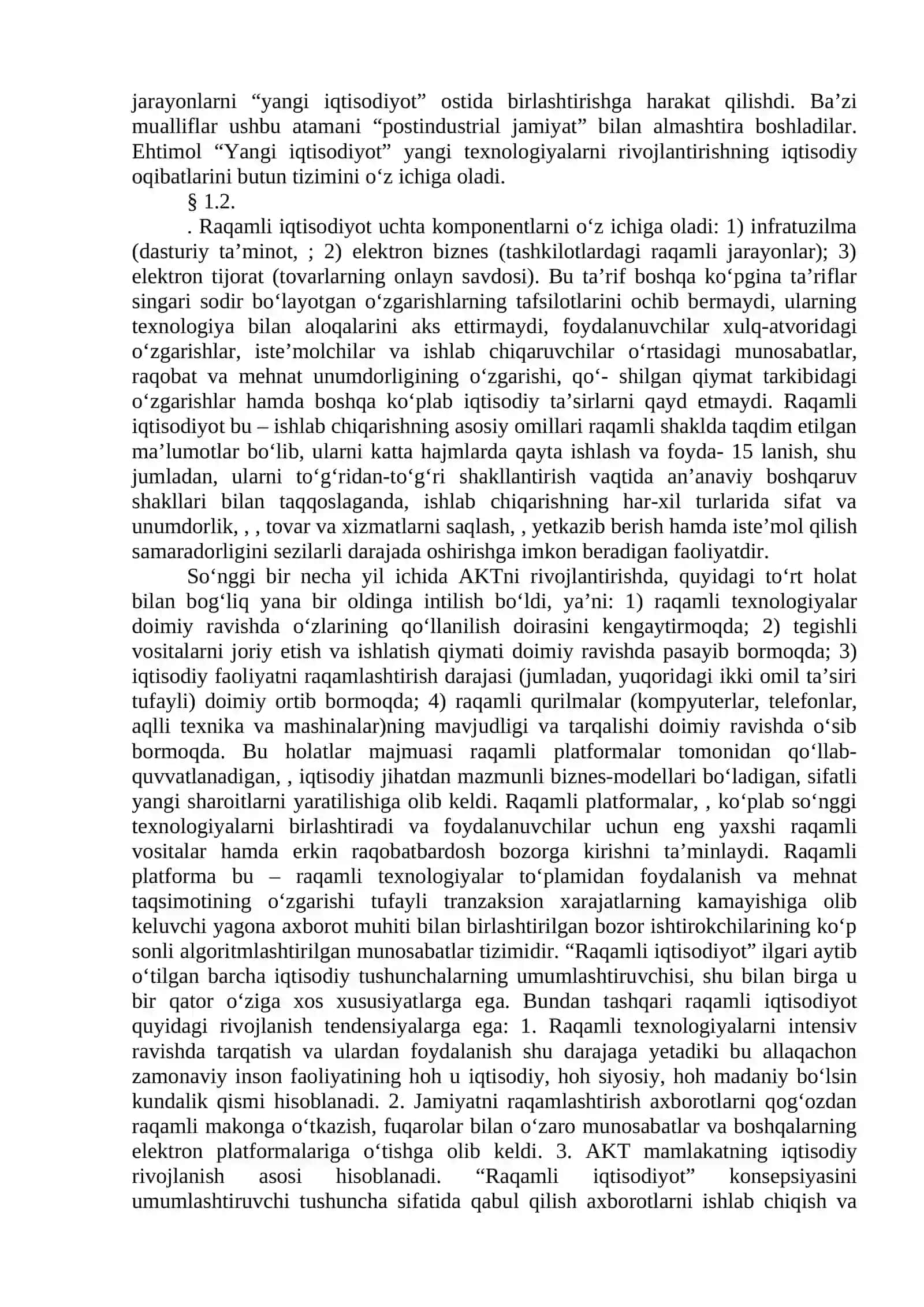 O‘zbekistonda raqamli iqtisodiyot ekotizimini rivojlantirish istiqbollari 4