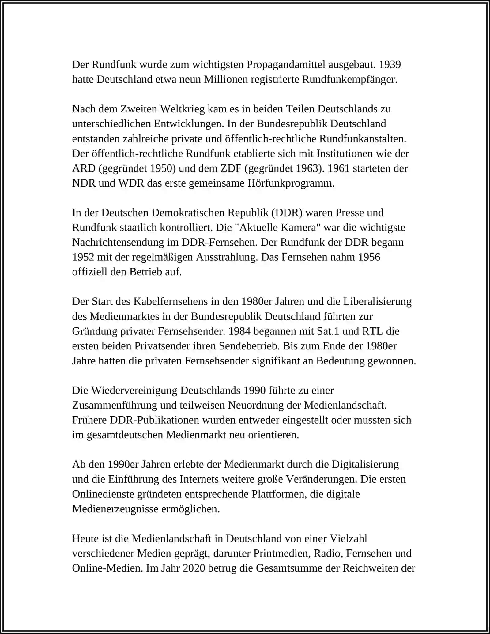 DIE ROLLE DER MASSENMEDIEN IN DEUTSCHLAND 4