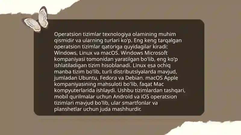 Operatsion tizimlar va ular haqida malumot 4