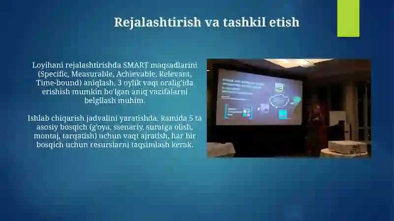 Oʼz medialoyihasini ishlab chiqish va taqdim etish 4