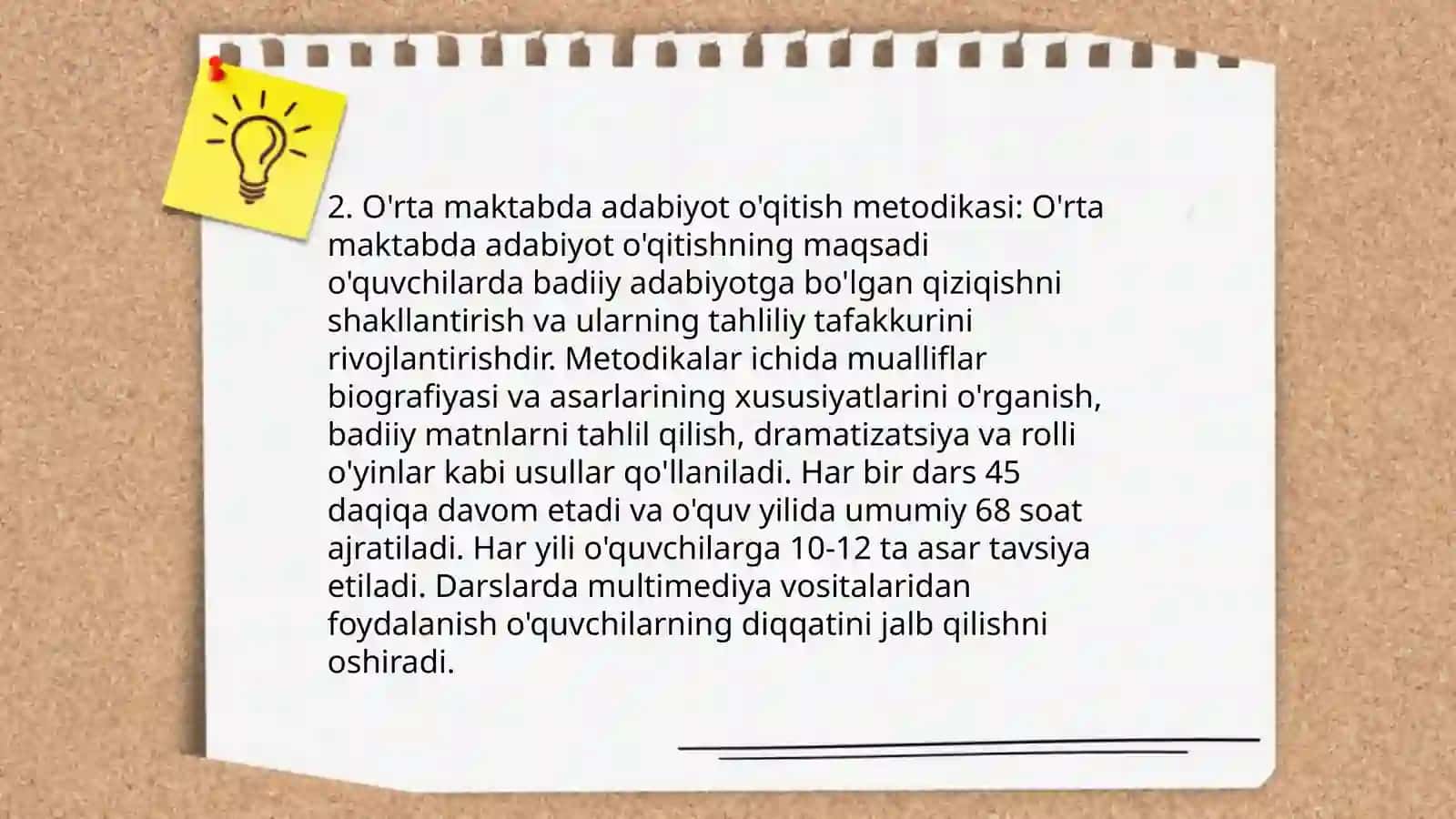 Adabiyot o’qitish metodikasiga oid yangi adabiyotlar 4