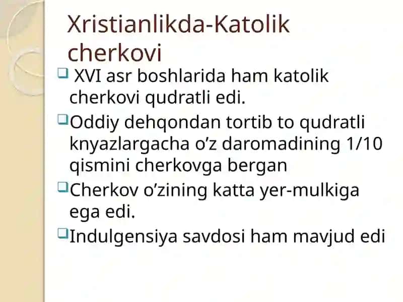 Yevropadareformatsiya.Germaniyadadehqonlarurushi 4