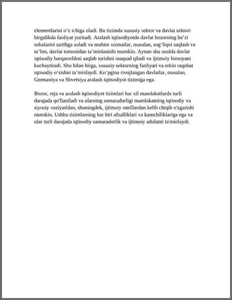 Iqtisodiy tizimlar va mulkchilik munosabatlari 4