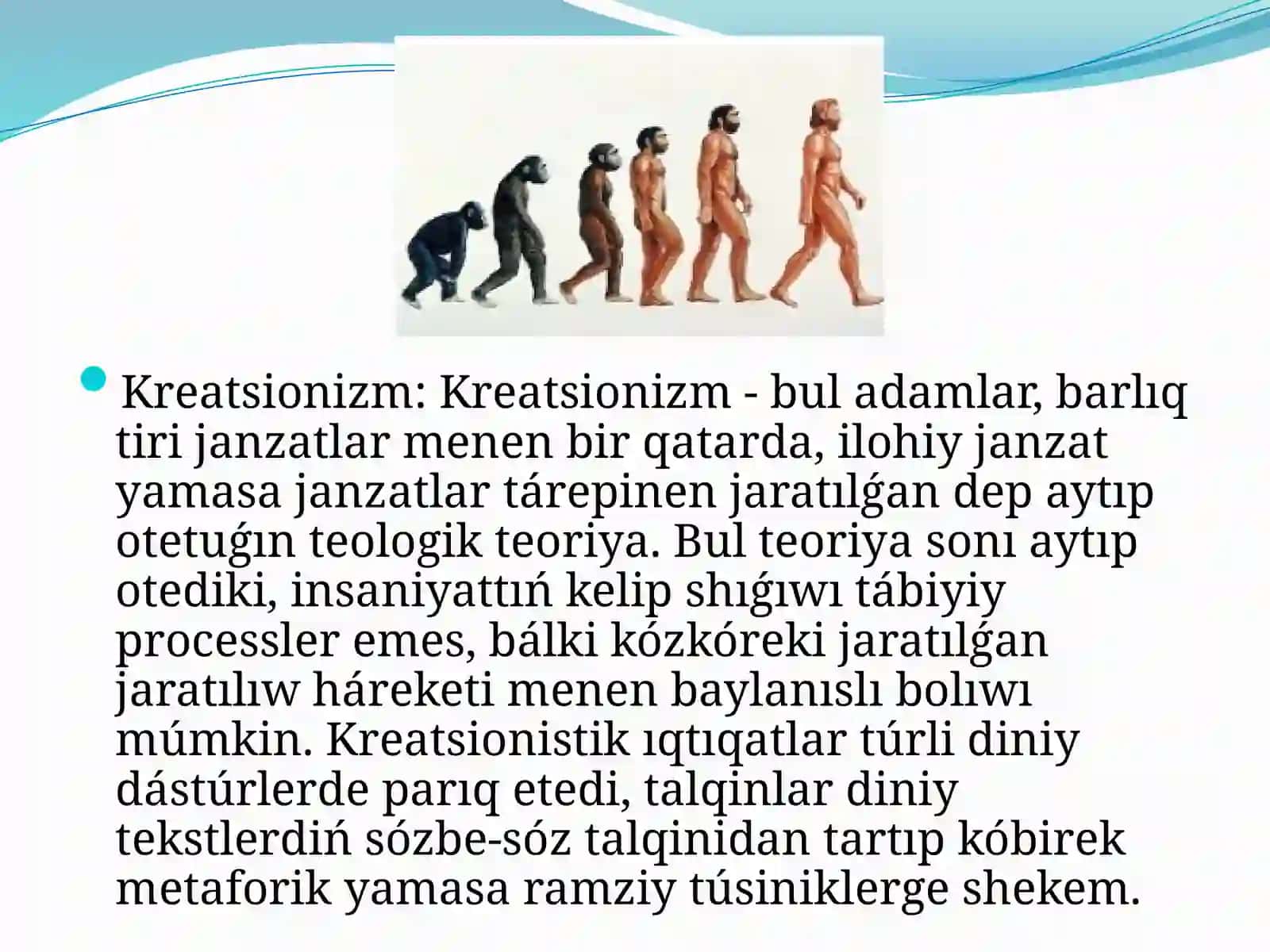 Antropogenez haqqinda zamanago’y teoriyalar 4