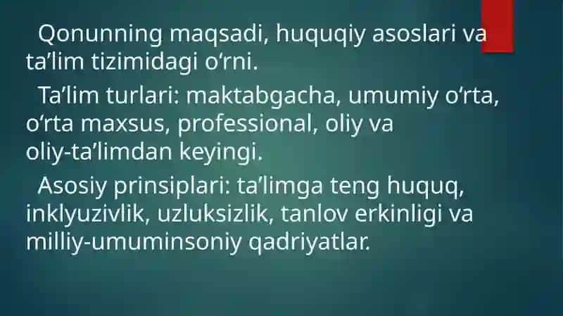 Mustaqillik yillarida o’zbekiston fan ta’lim sport san’at adabiyot va sog’liqni saqlash tizimi rivoji 4