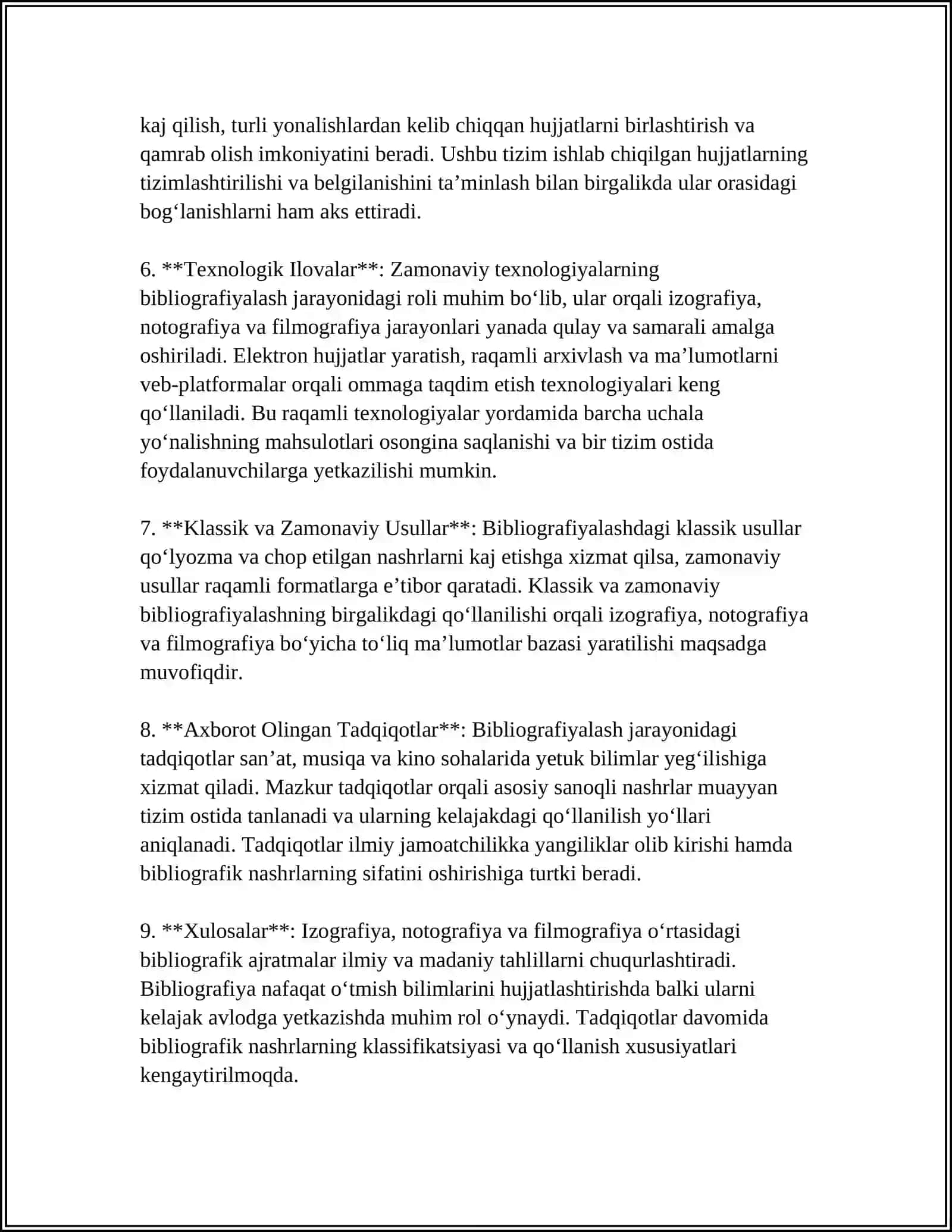Izografiya, notografiya va filmografiya oid nashrlarni bibliografiyalash 4