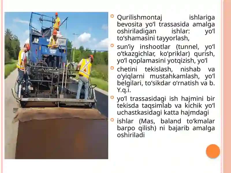 Avtomobil yo'llarini ta'mirlash va saqlash texnologiyalari 4