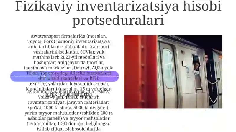 Avtotransport korxonalarida ishlab chiqarish zaxiralari auditi 4