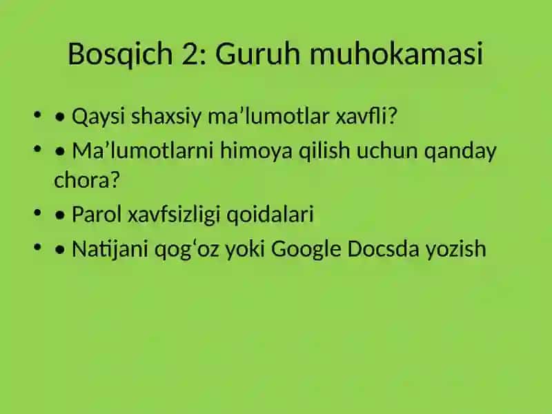 Internetda shaxsiy ma’lumotlarni himoya qilish 4