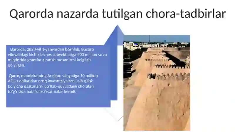 Oʻzbekiston Respublikasi Vazirlar Mahkamasining 2022-yil 3-oktabrdagi 558-sonli Qarori 4