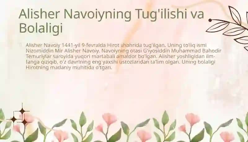 Alisher Navoiy 4