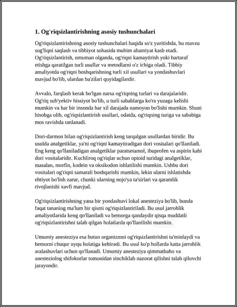 OGʻRIQSIZLANTIRISH ASOSLARI. BEMORLARNING OPERATSIYAGA RUXIY TAYYORLASH.KRIZIS BOʼLGAN HOLDA MASLAHAT BERISH 4