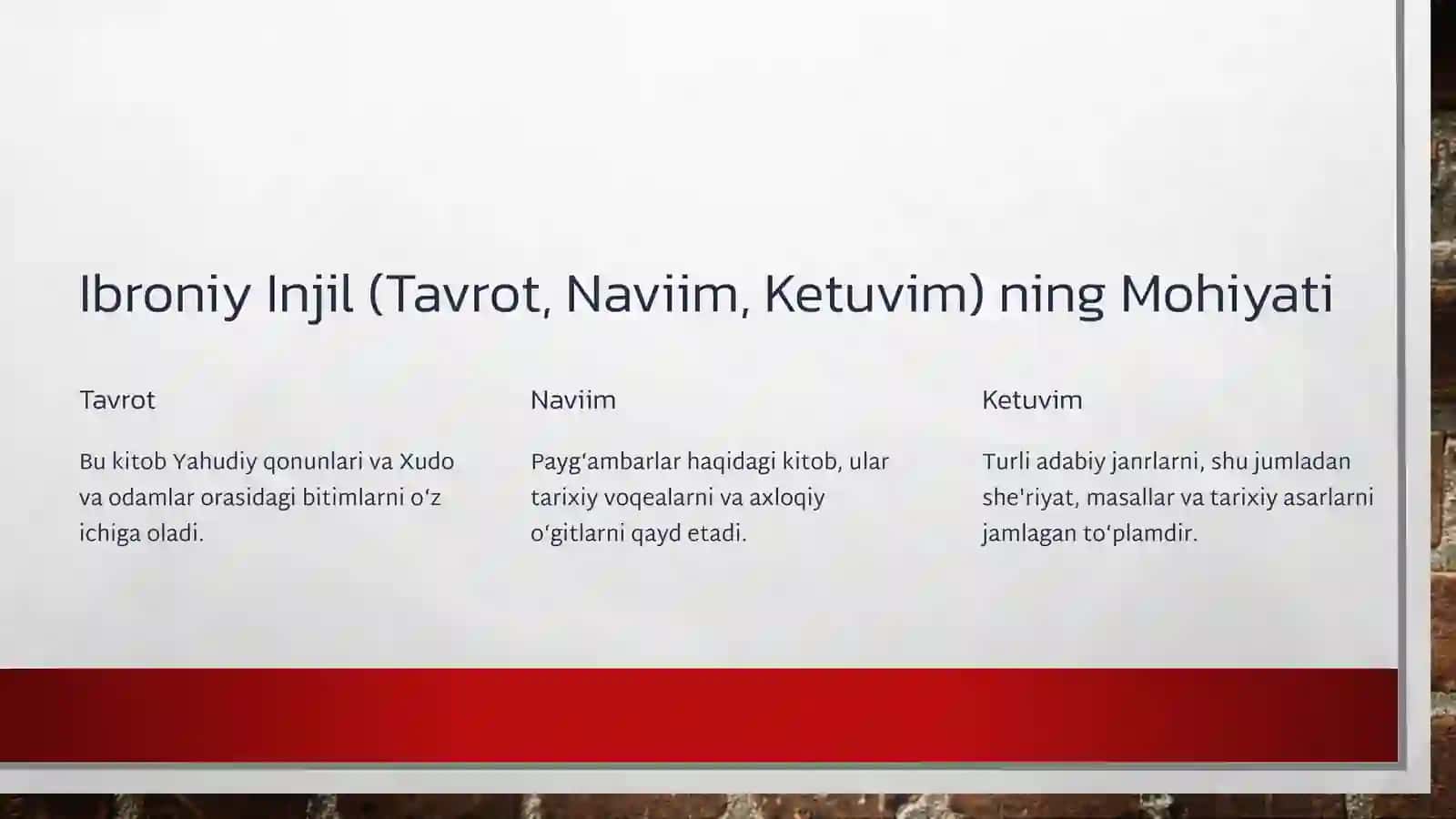 Yahudiylik dinida ta'limot, an'analar va marosimlar 4