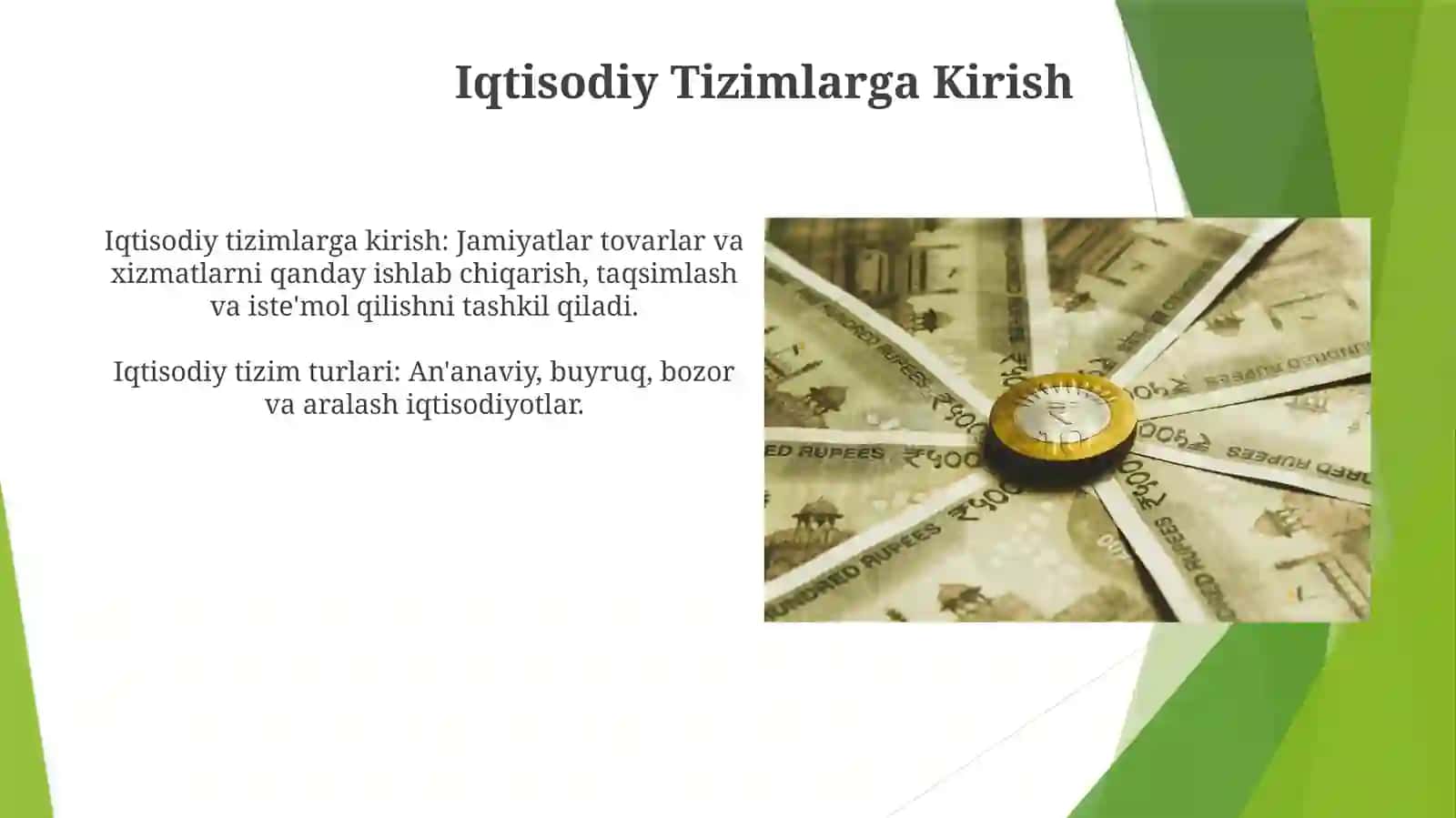 Iqtisodiy tizim turlari 4