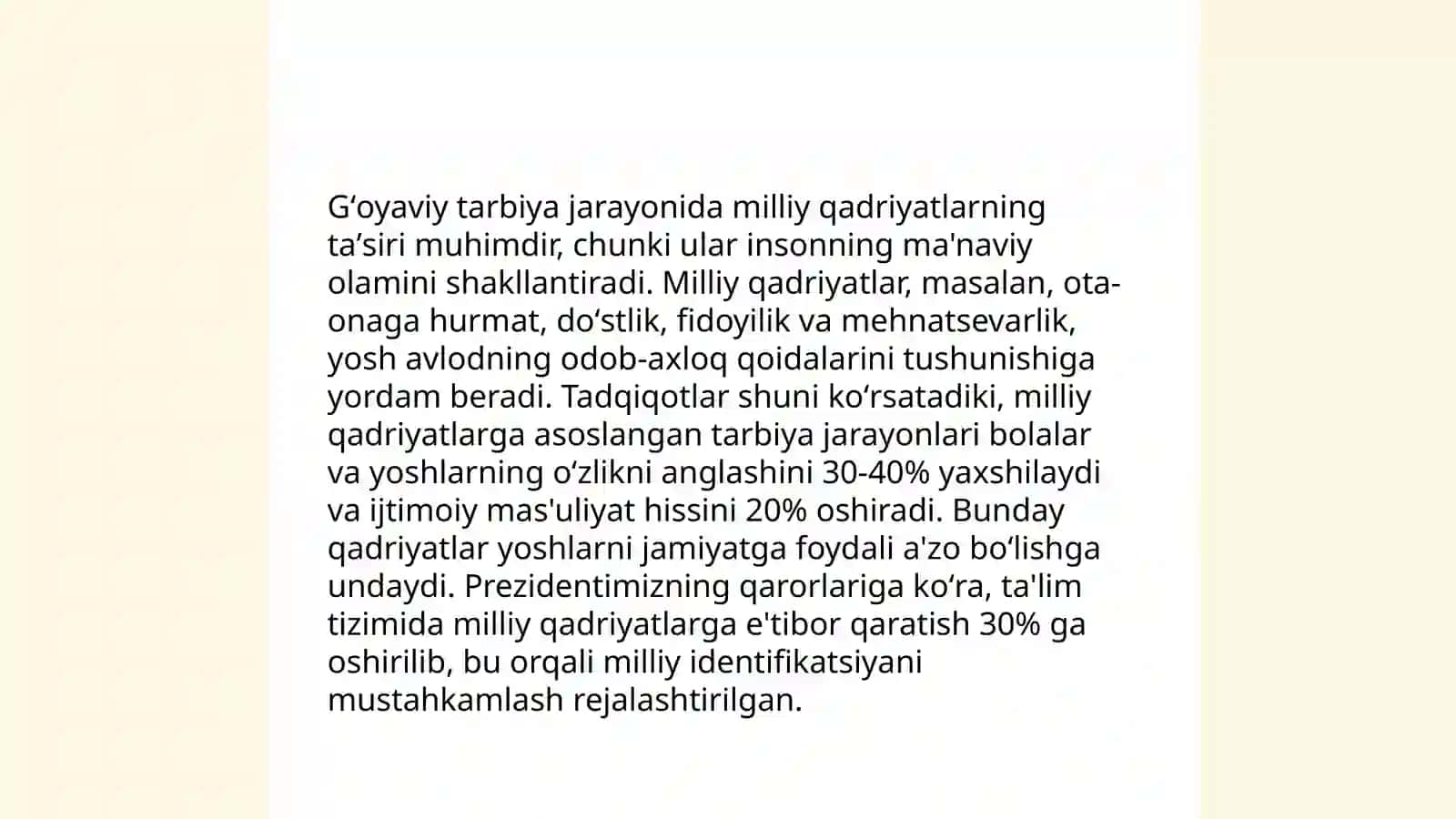 Gʻoyaviy tarbiya 4