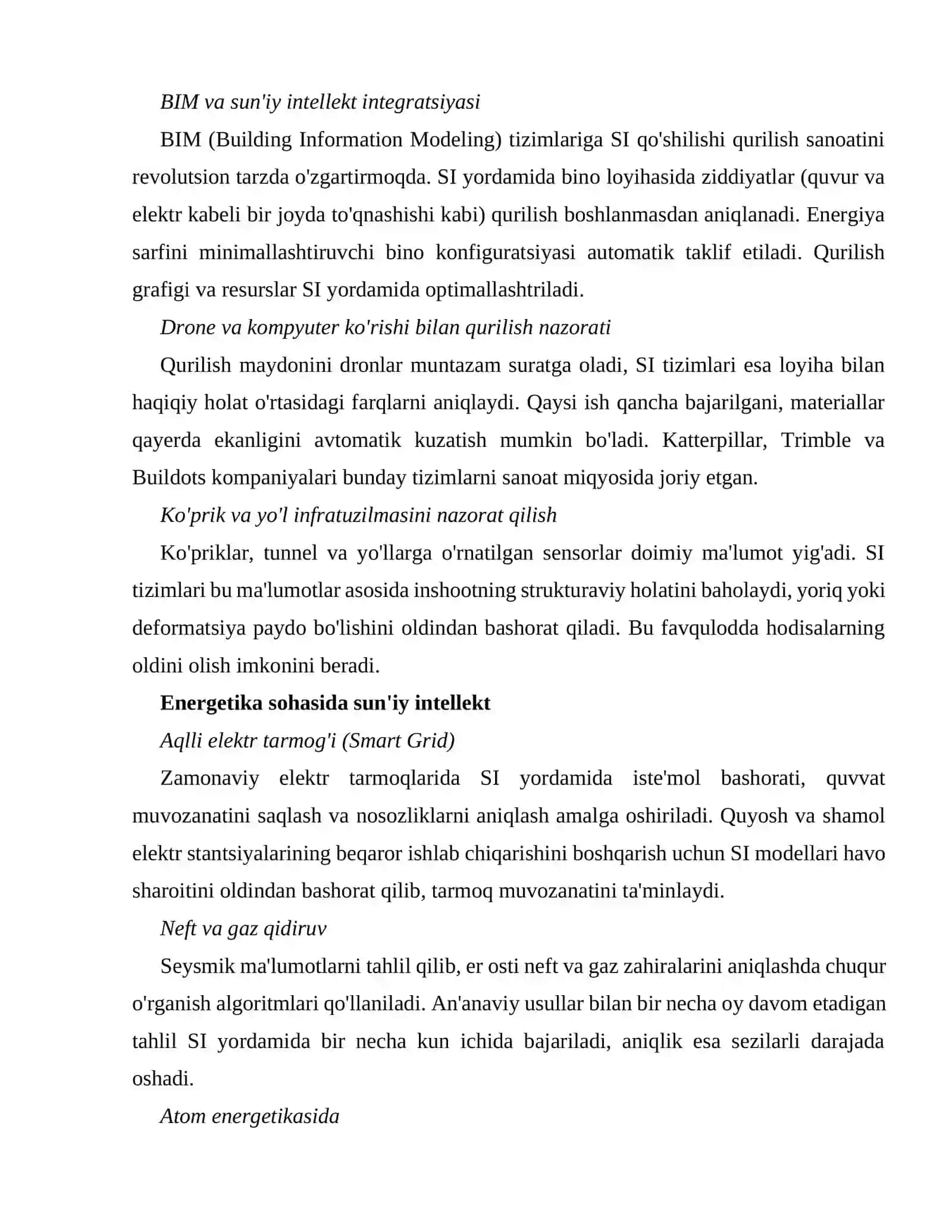Sun'iy intellektning asosiy texnologiyalari 4