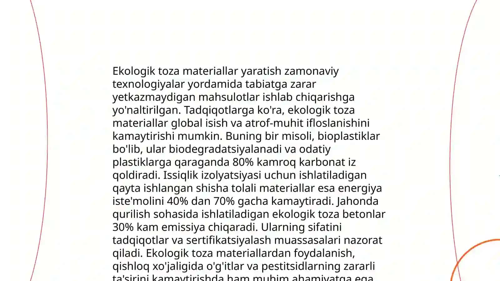 Chiqindisiz ishlab chiqarish usullari 4