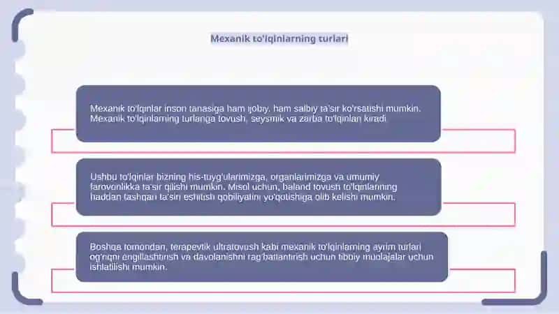 Mexanik to’lqinlarning inson organizmiga ta’siri 4