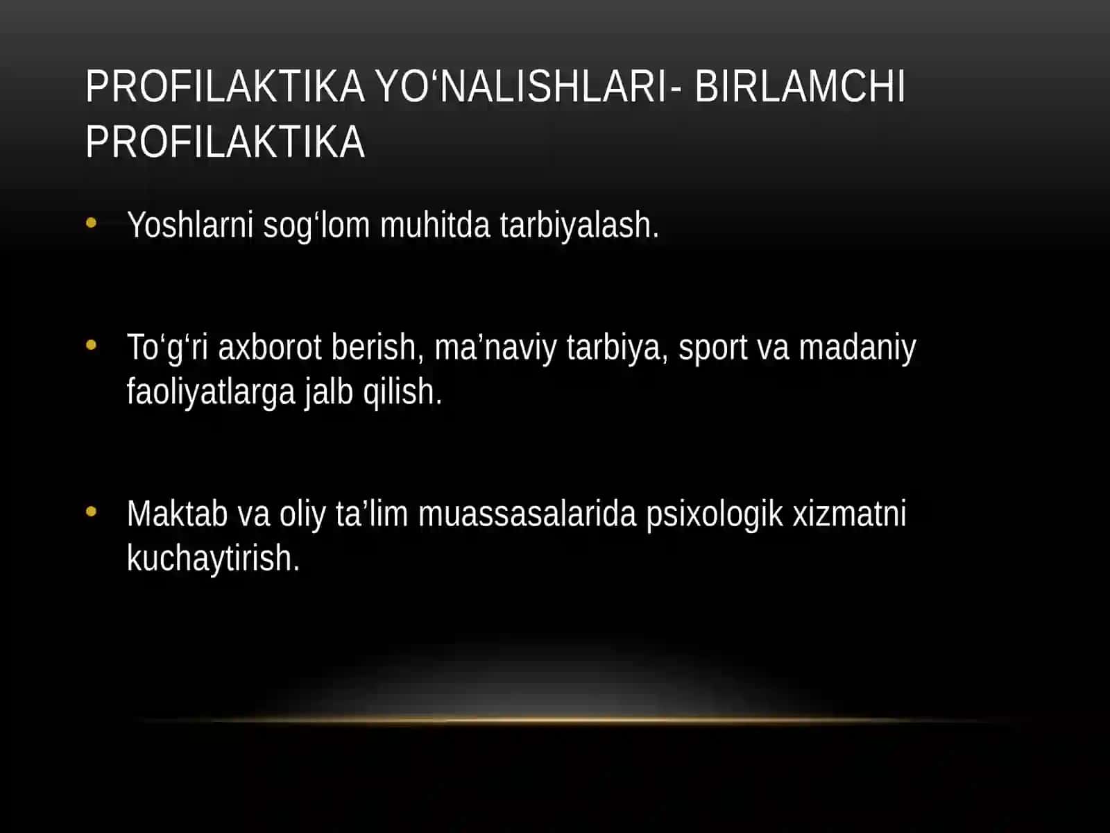Yoshlar o’rtasida deviant xulq-atvor profilaktikasi 4