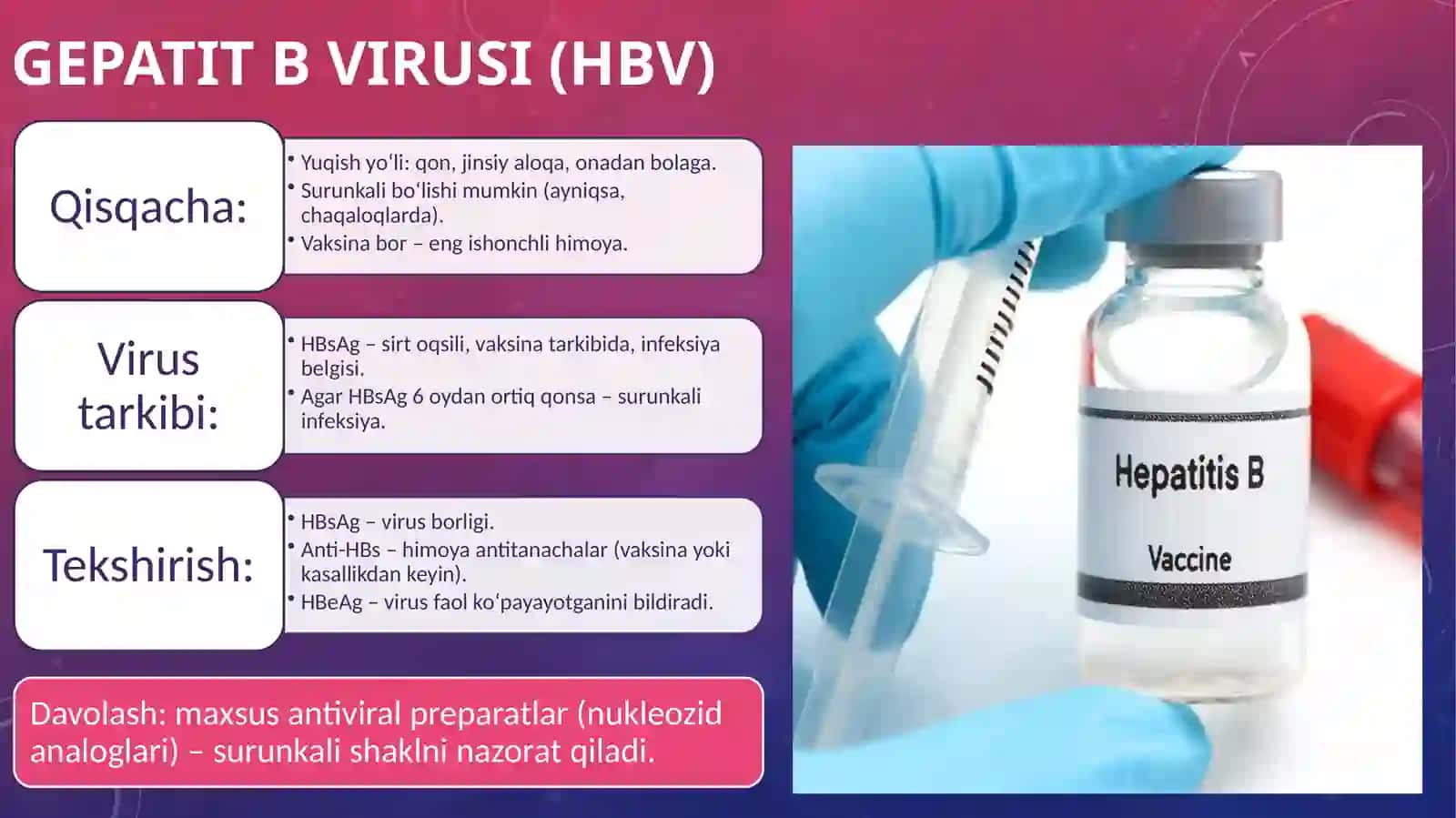 GEPATIT A, B, C, D VIRUSLAR VA OITS 4