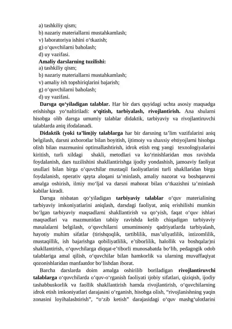 Ta’limni tashkil etish shakllari va turlari 4