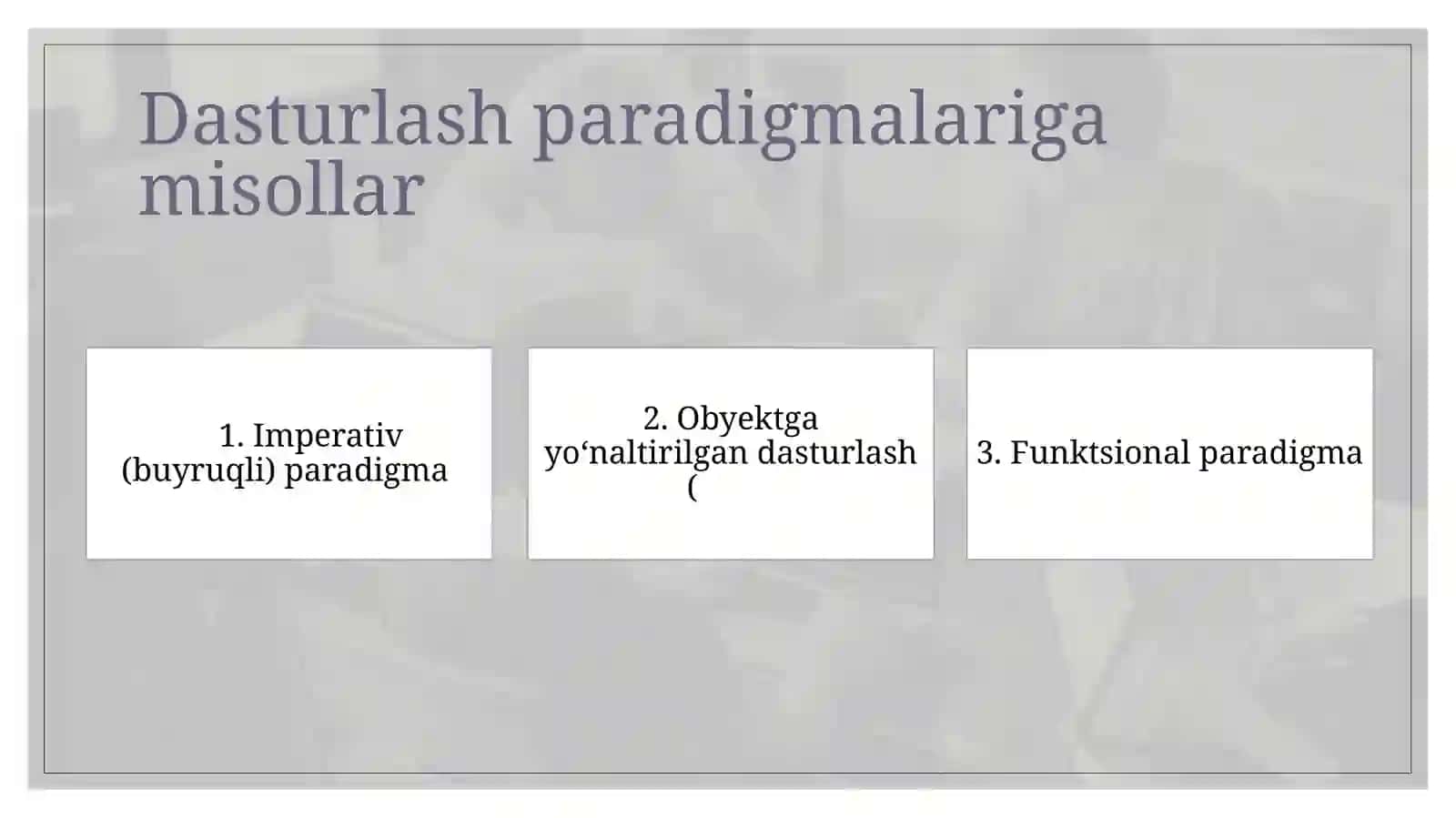 Funktsional dasturlash 4