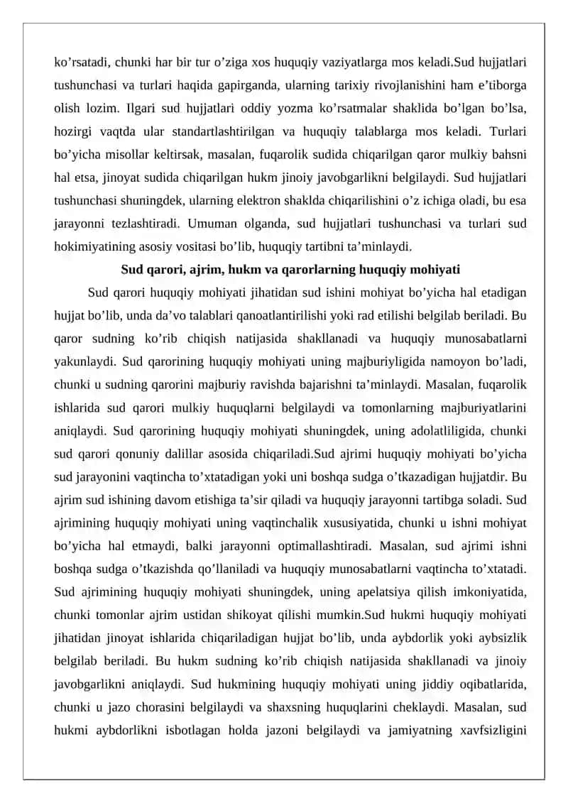 Sud hujjatlarini e’lon qilishning yuridik texnikasi tushunchasi 4