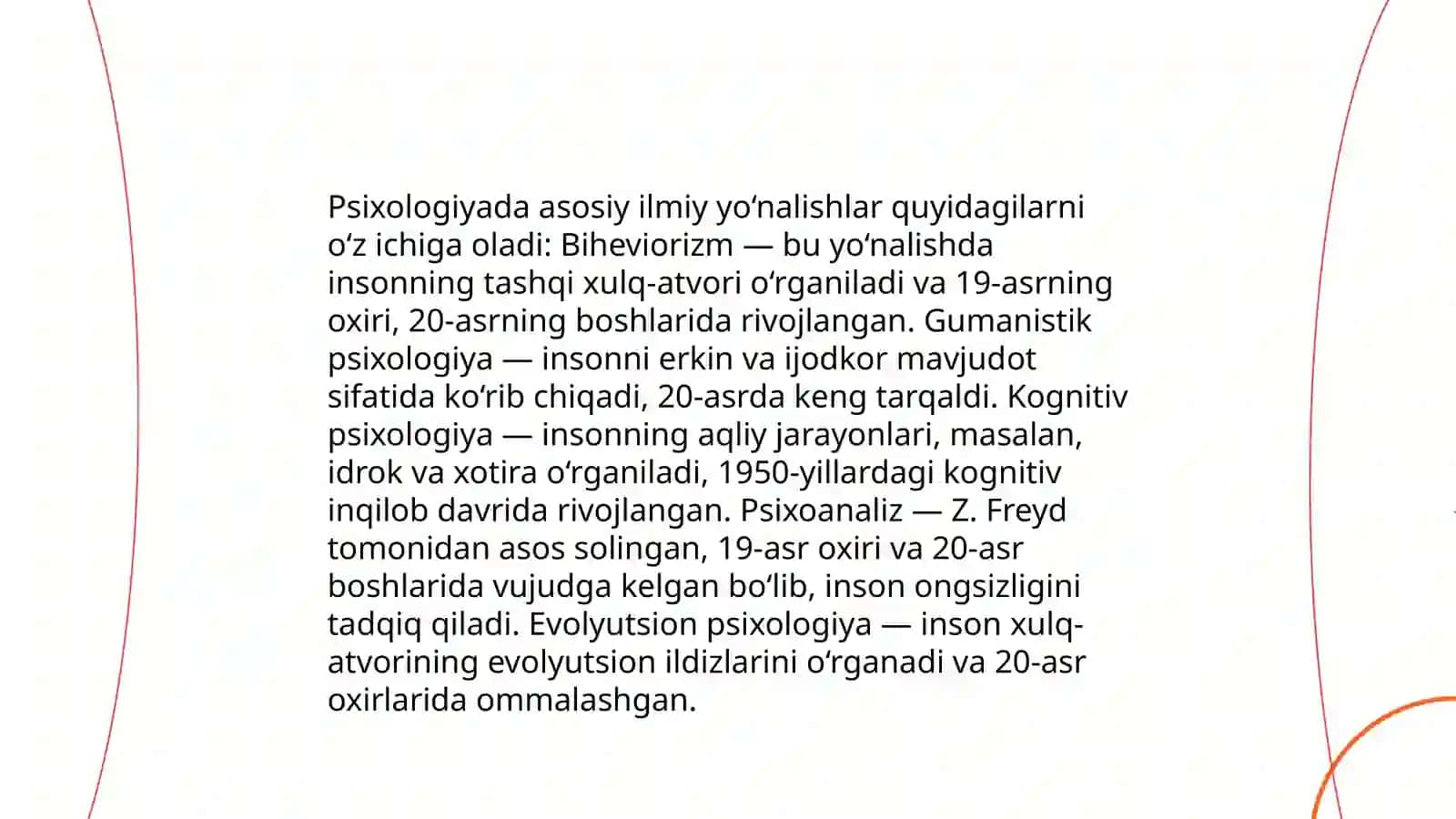 Psixologiya fanining predmeti, maqsad va vazifalari 4