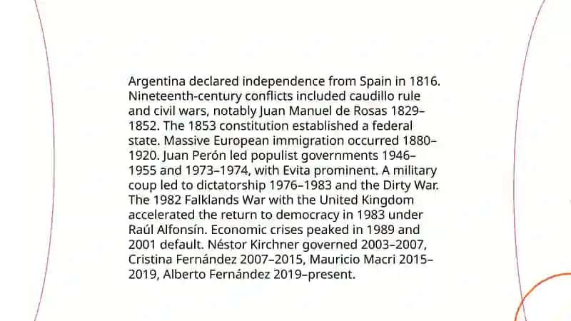 Argentina davlatiga ingliz tilida bôlsin 4