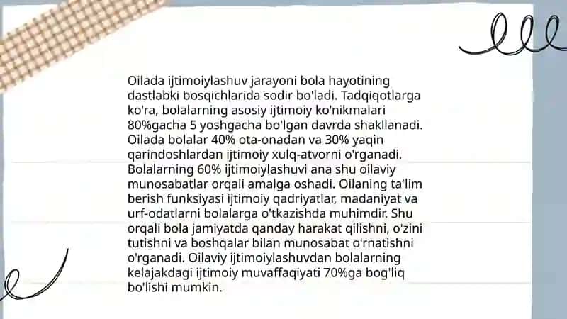 Ijtimoiylashuvda jamiyatdagi tashkilotlarning o'rni 4