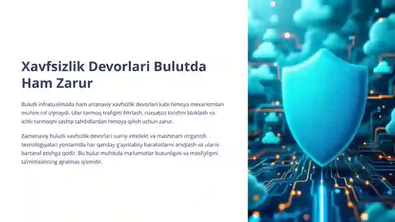 Bulutli Texnologiyalarda  Xavfsizlik Xizmatlari 4
