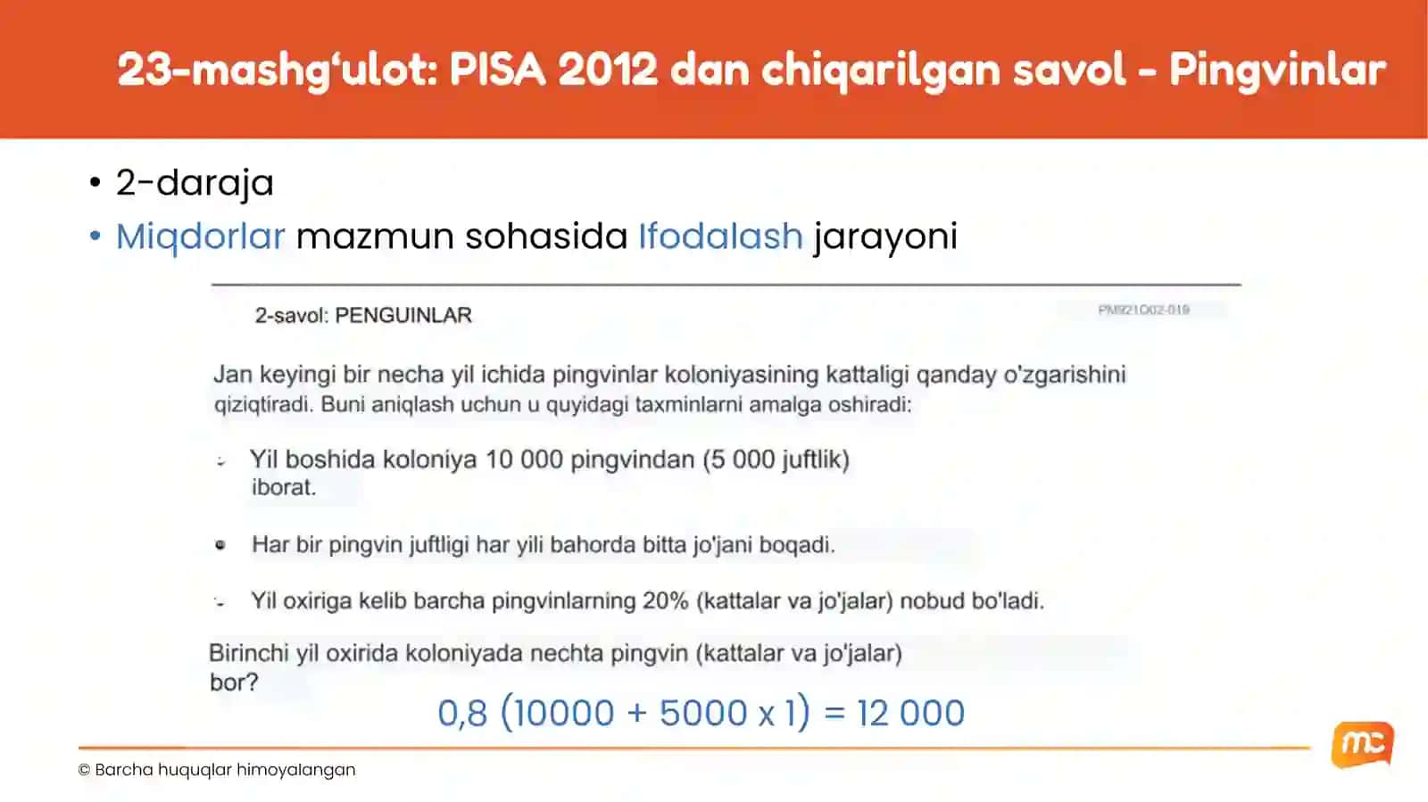PISA kompetensiyalarini shakllantirish orqali o‘quvchilarning matematik savodxonligini oshirish 4