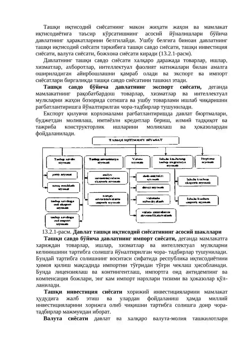 Давлат ташқи иқтисодий сиёсатининг аҳамияти ва зарурияти 4