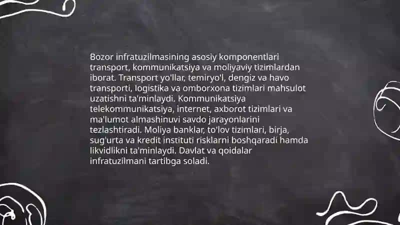 Bozor infratuzilmasi va uning usullari 4