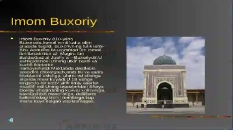 Imom Buxoriyning ‘’AL-Adab al-mufrad asari 4
