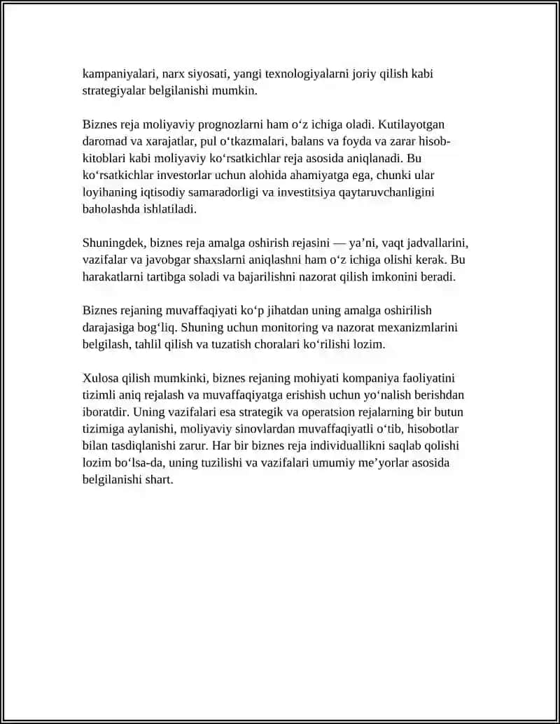 BIZNES REJANING MOHIYATI 4