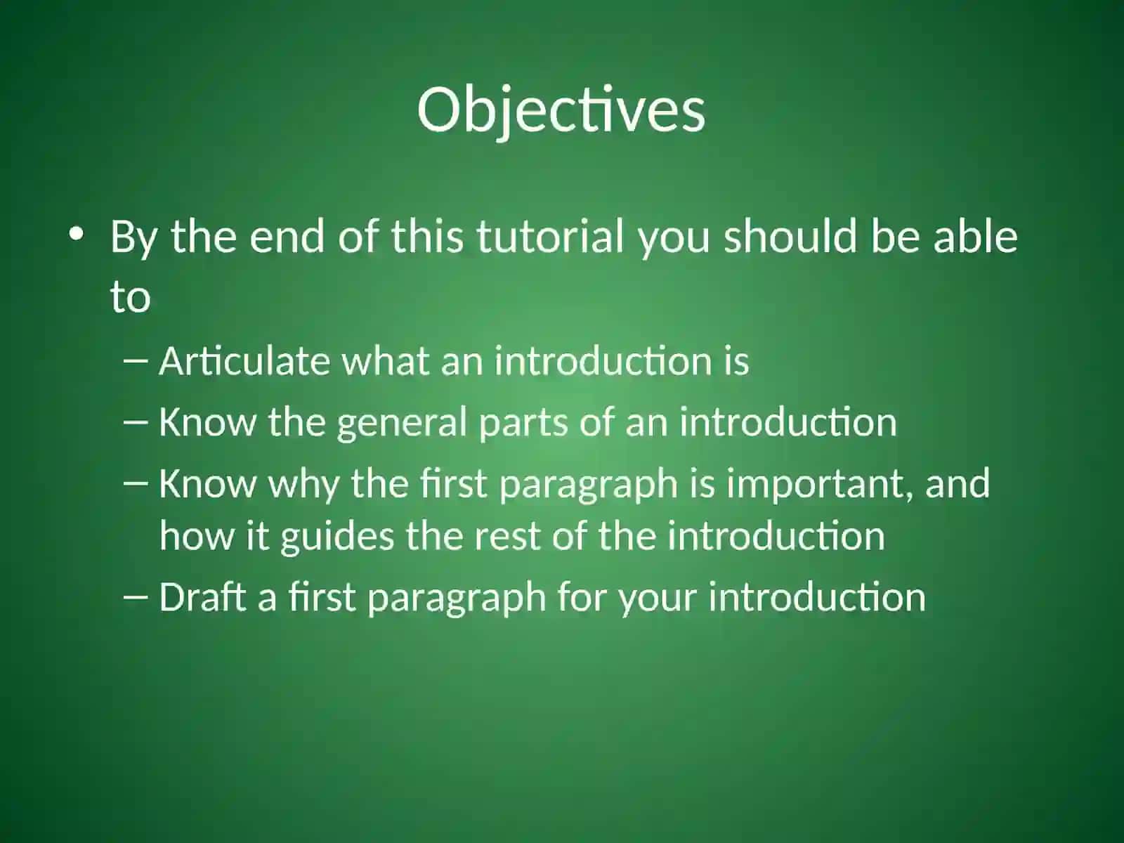 How to Write an Introduction 4