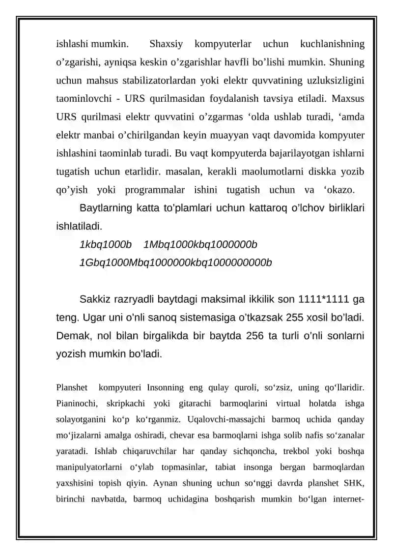 Kompyuter, Planshet, Netbuk va Noutbukda ishlash 4