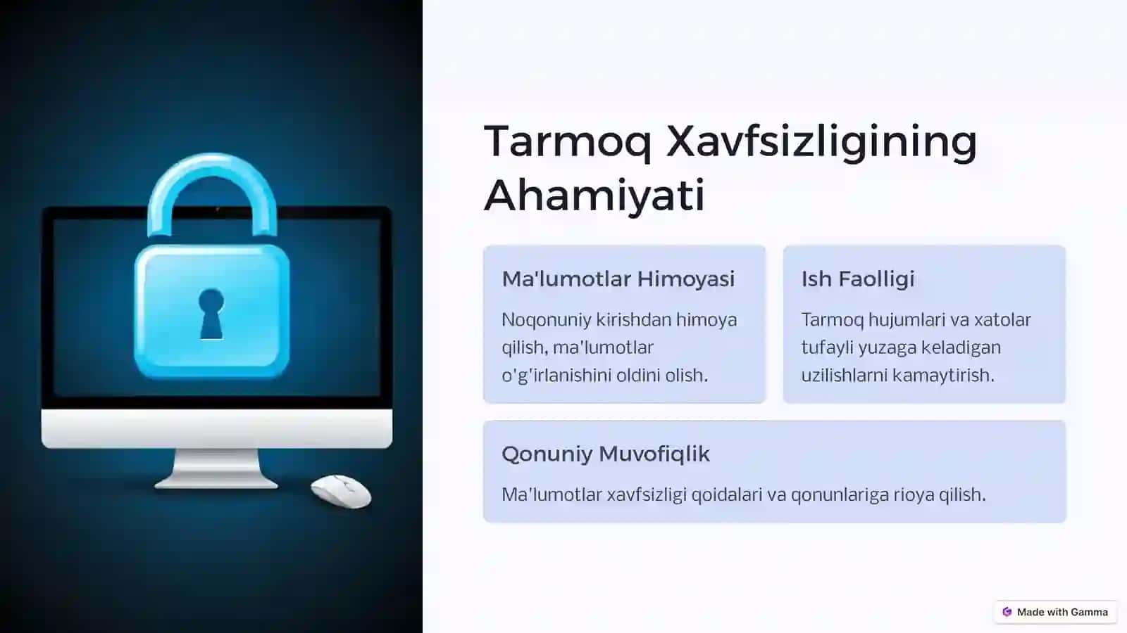 Kompyuter Tarmoqlari va Xavfsizlik 4