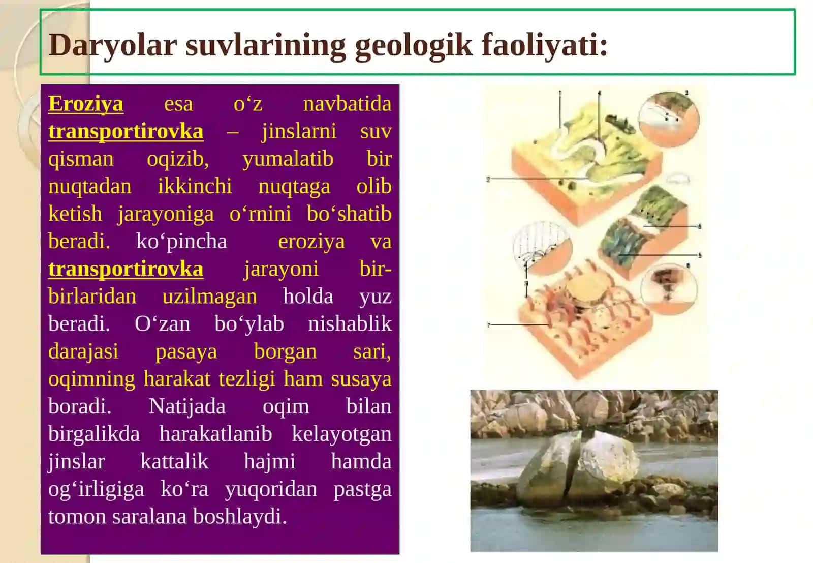 O’zan eroziyasi, jarlanish 4