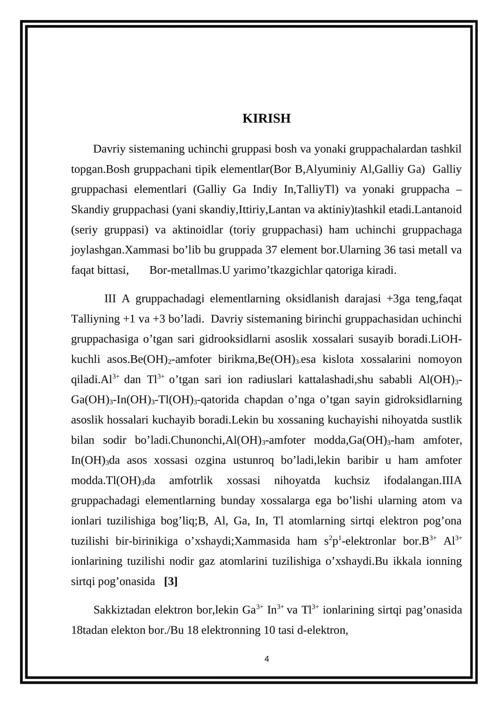Alyuminiy oksidning olinishi va xossalari 4