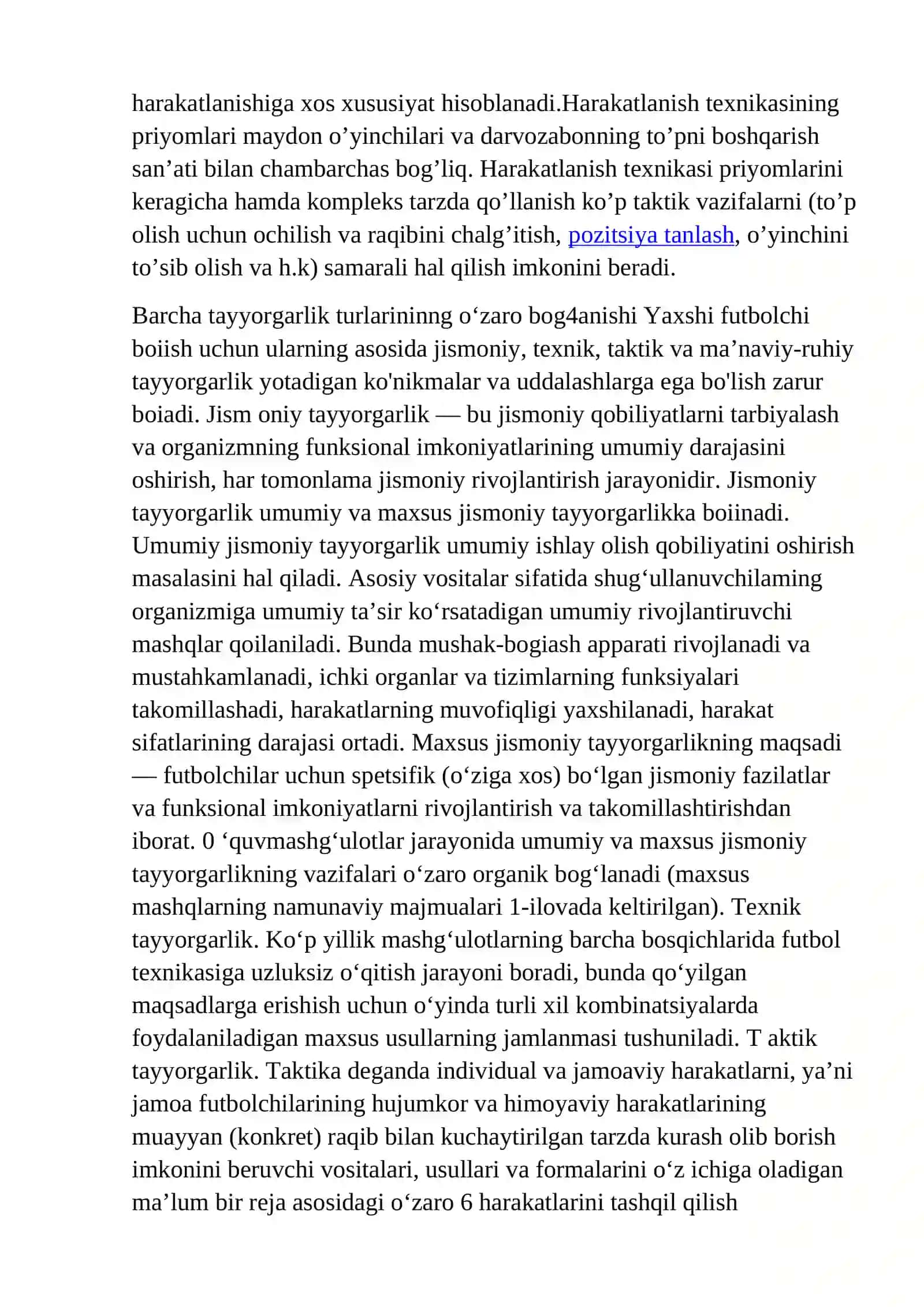 Futbol o’yinida harakatlanish texnikasi 4
