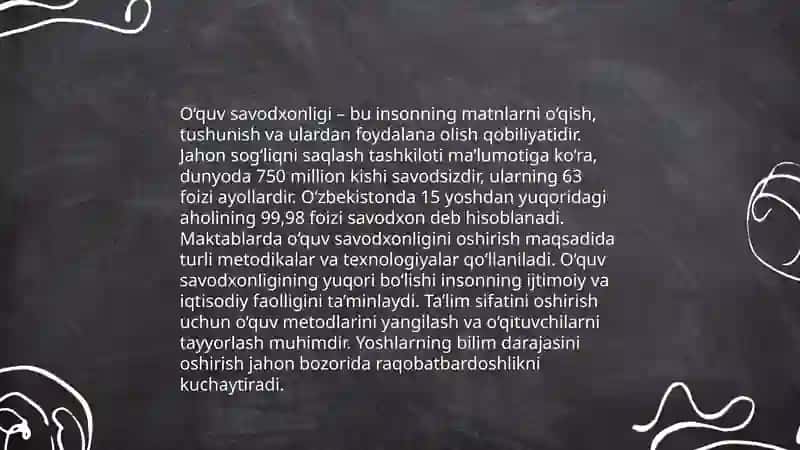 Matematik savodxonlik 4