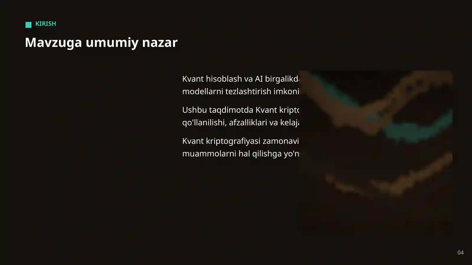 Kvant kriptografiyasi — amaliy joriy etish 4