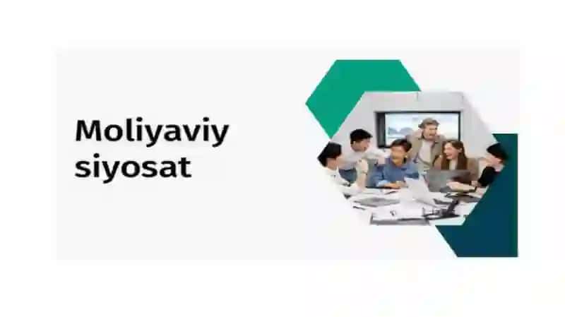 Moliyaviy siyosat - mamlakat moliyaviy barqarorligining asosi sifatida. 4