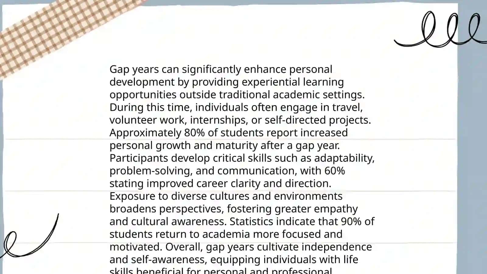 Education: gap year, adult learning. Studying abroad and exchange students 4